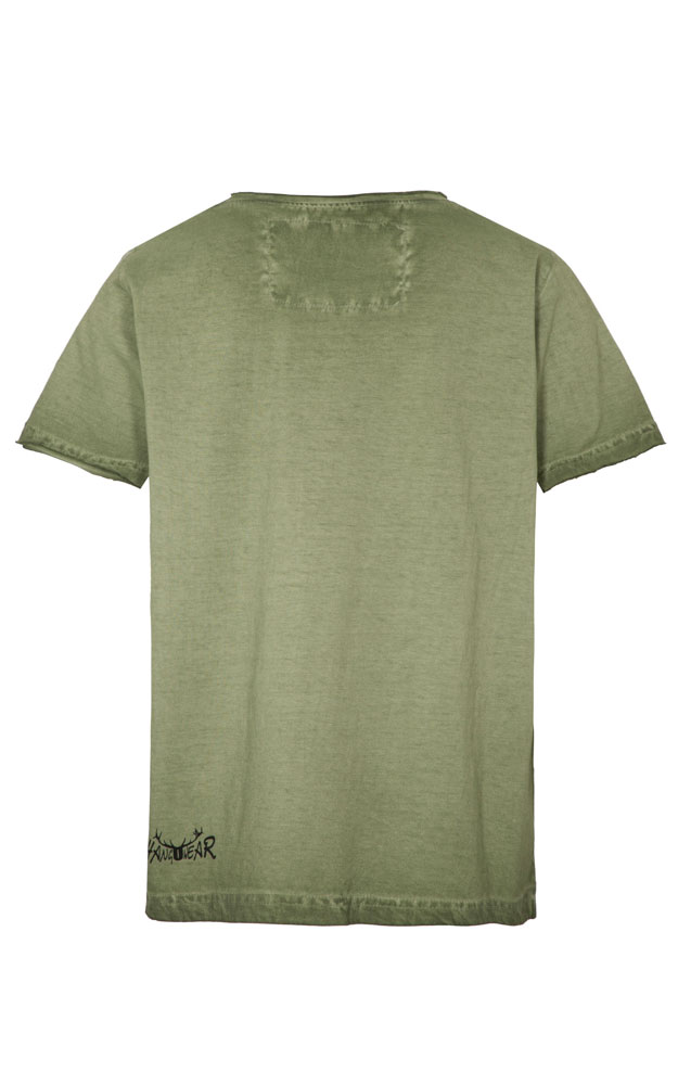 Kinder-Shirt Dickschädl, oliv