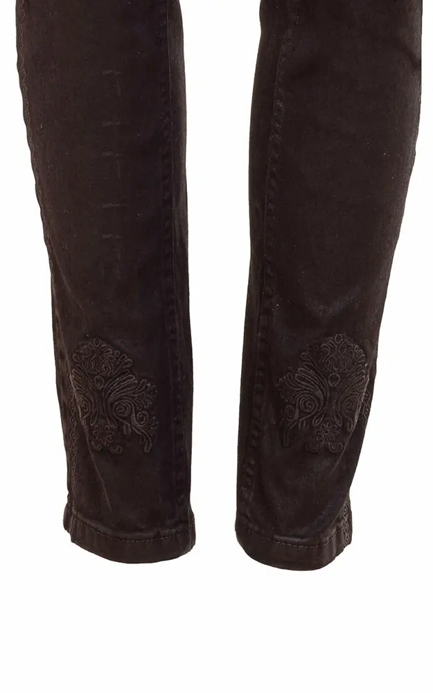 Trachtenjeans 71242, schwarz