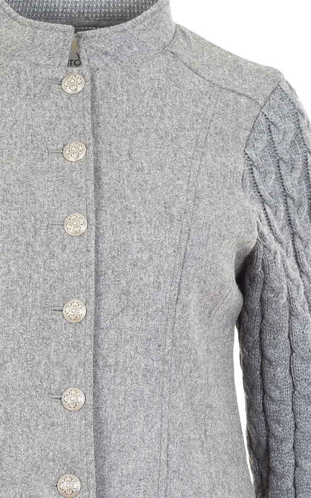 Jacke Laura, mittelgrau