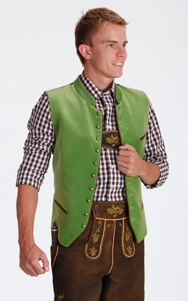 Weste Herbert, apfel/braun