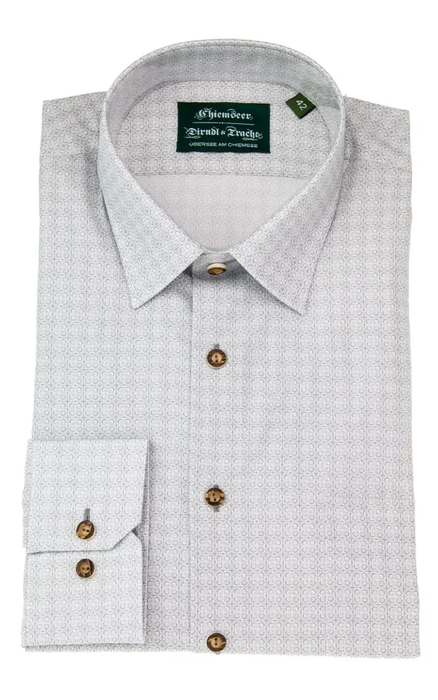 Hemd 2444 3702 32, grau - Slim fit