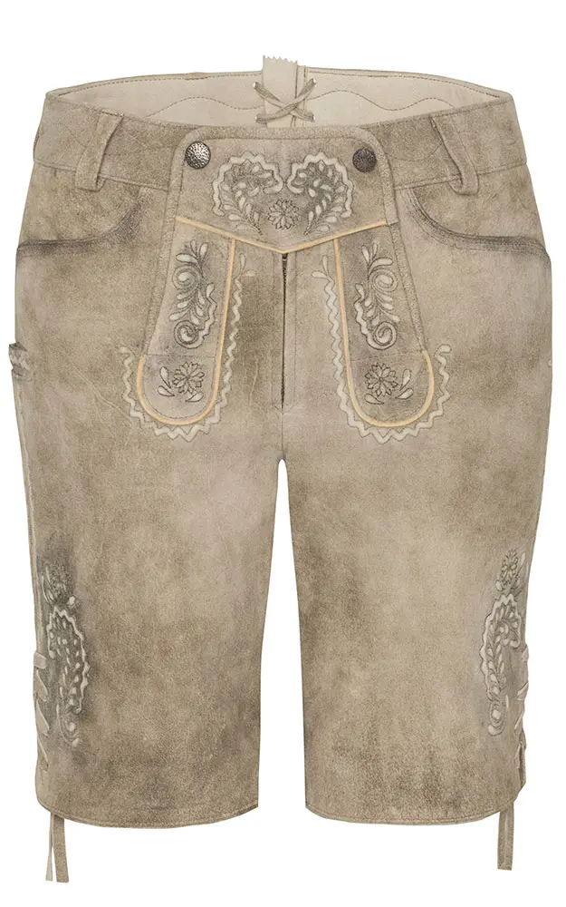 Damenlederhose Vanessa, hellbraun rustikal