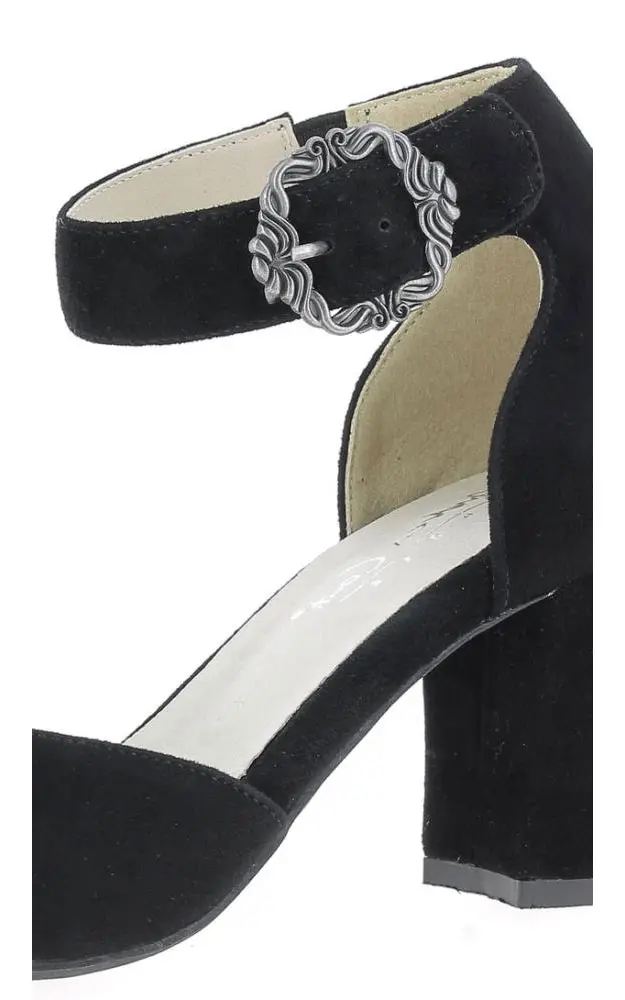 Velours-Schuhe 3007835002, schwarz