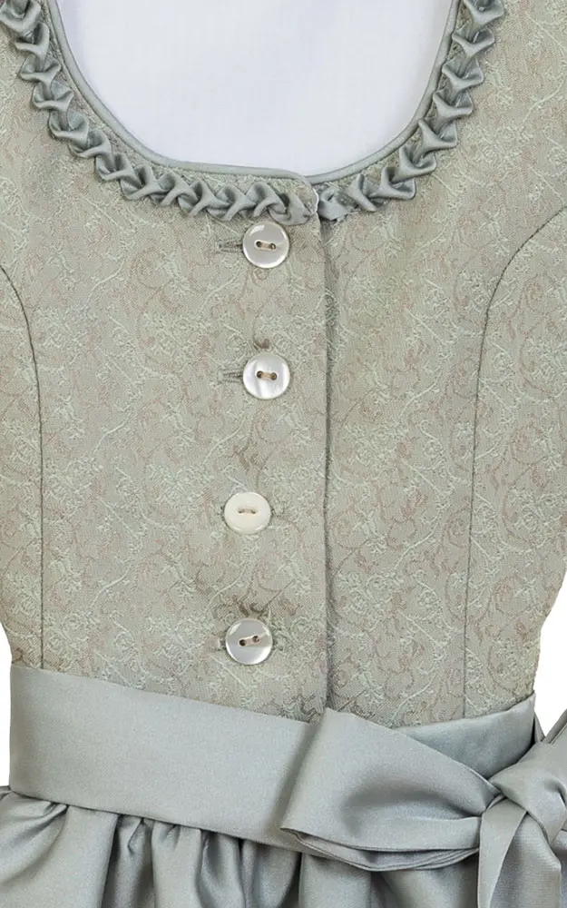 Kinderdirndl Amalia mit Schüze, hellgrün