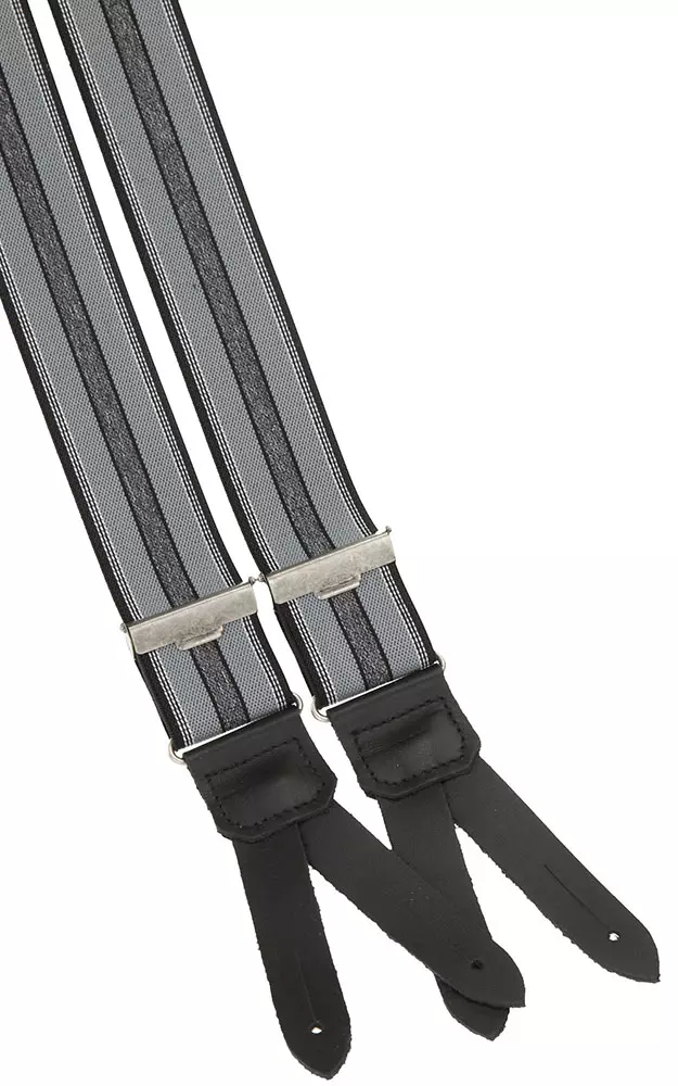 Hosenträger Stresemann 305, anthtrazit/schwarz