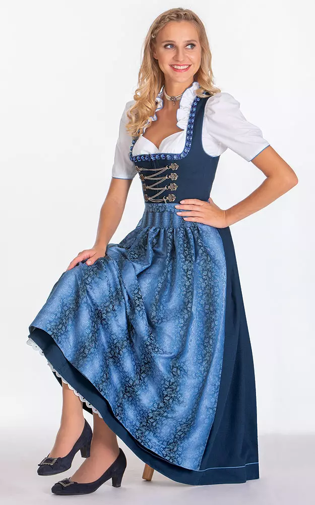 Schürze Limburg Extra, blau/ombre