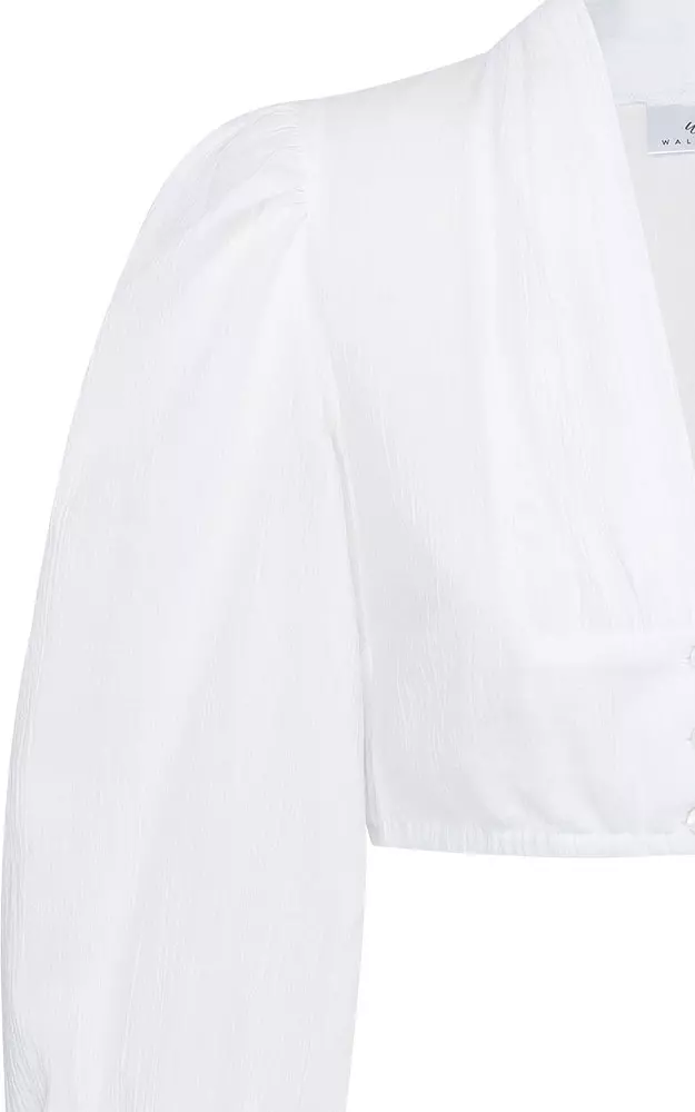 Dirndlbluse 52103, weiß