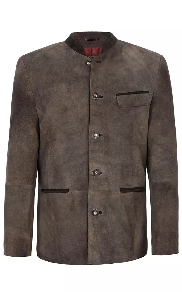 Lederjacke Autor, schlamm