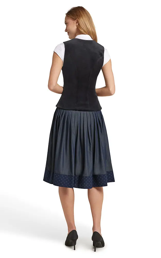 Mieder Samt 64250, schwarz