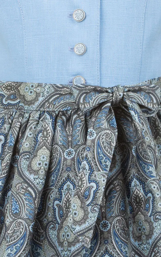 Kinderdirndl Annemarie mit Schüze, grün