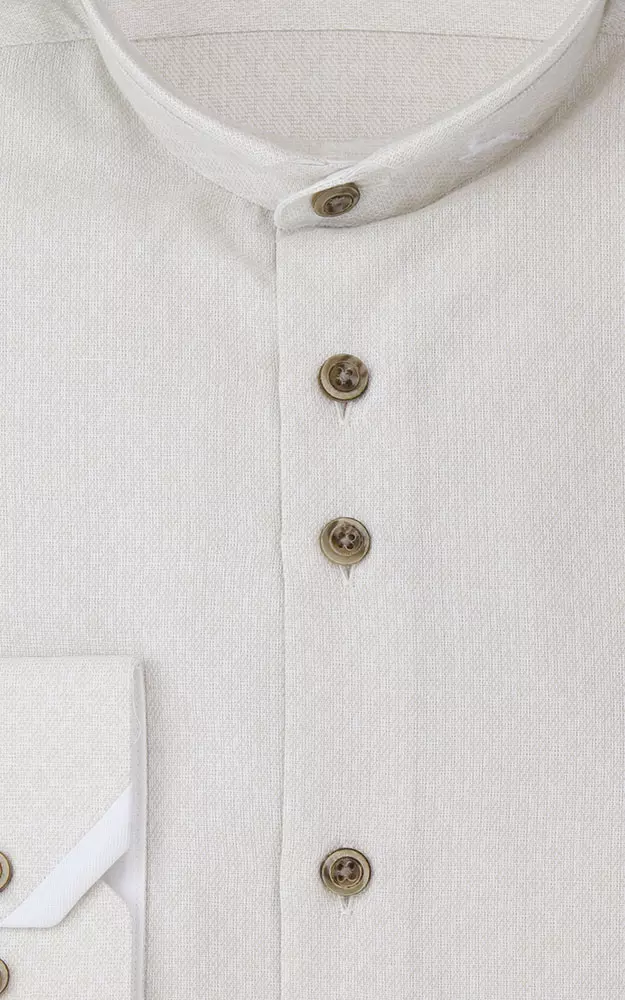 Hemd 2150 17111, beige - Slim fit