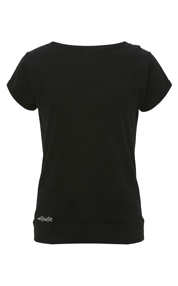 Damen-Shirt Wuid, schwarz