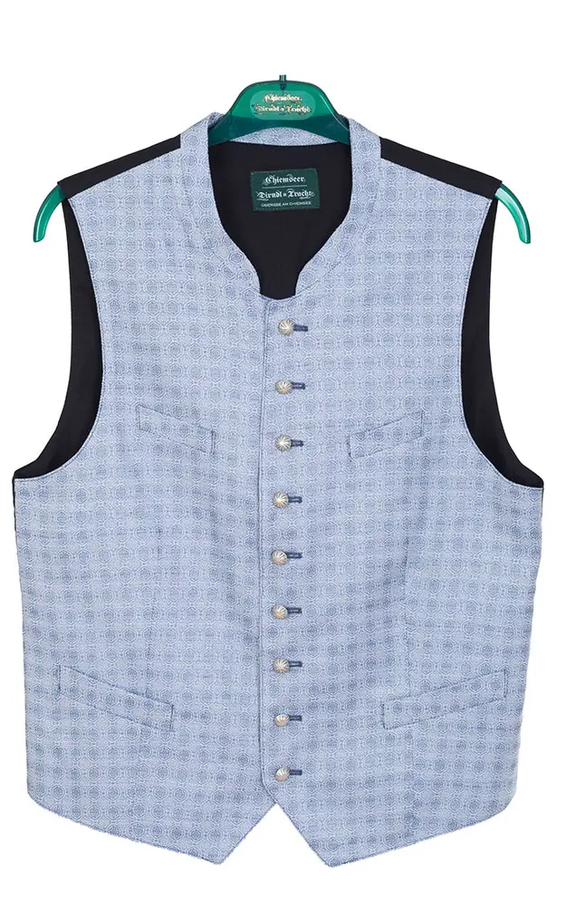 Weste Ansbach 1, hellblau - Stretch