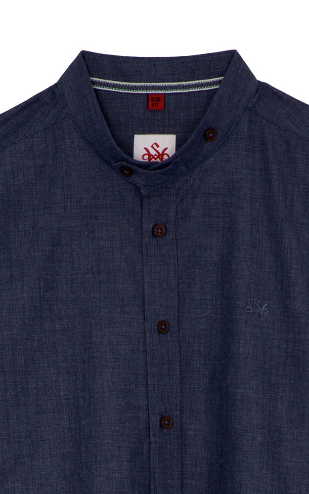 Hemd Edertal, dunkelblau SK - Slim fit