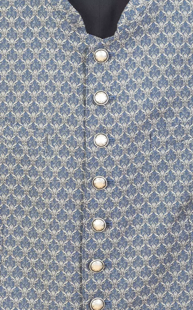 Weste Xeno, blau Stretchrücken