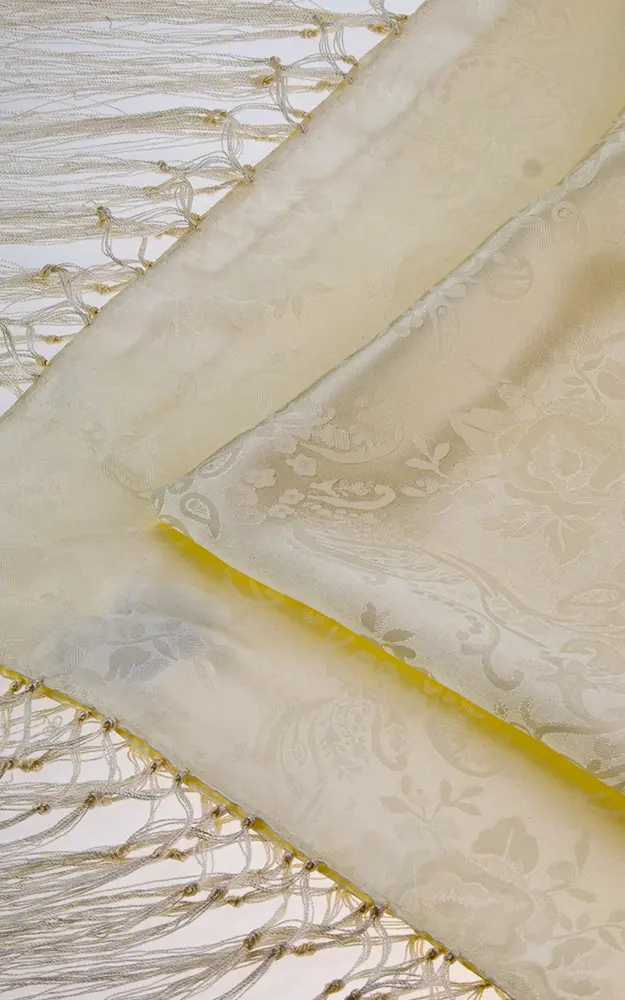 Seidentuch Nr. 02, champagner