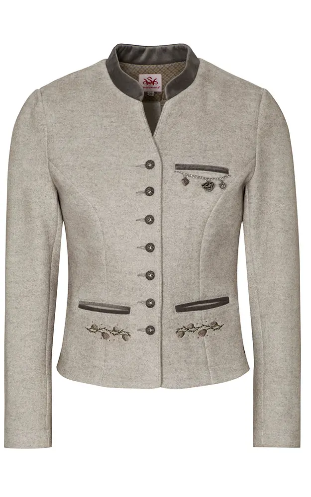 Walkjacke Babing, taupe