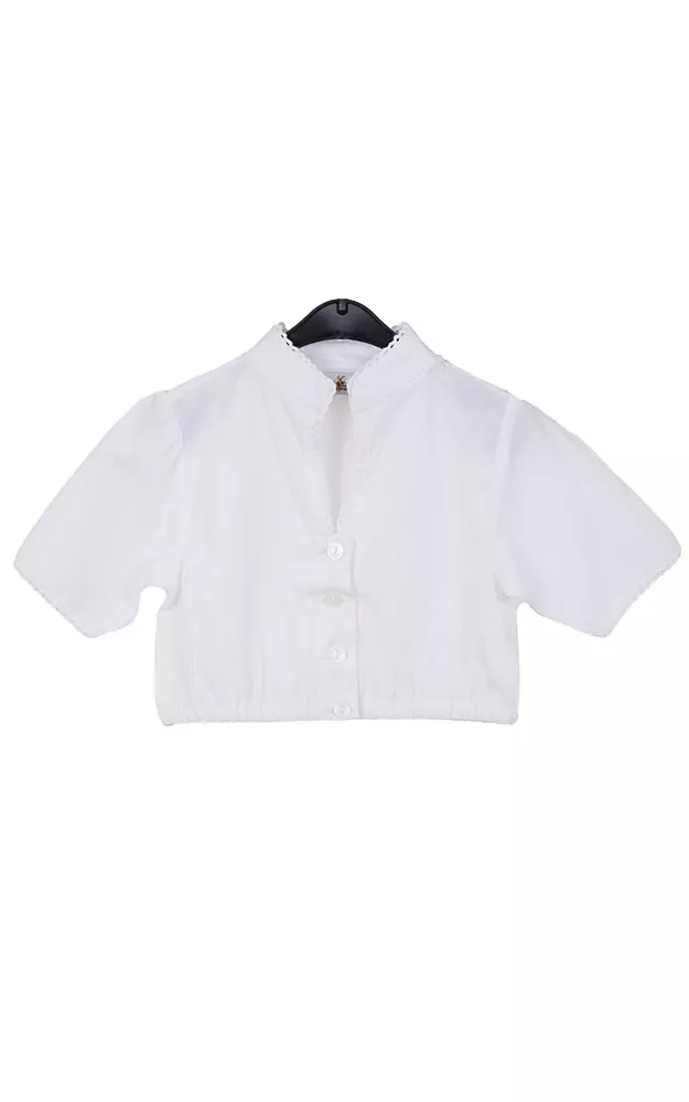 Kinderbluse 74, weiß