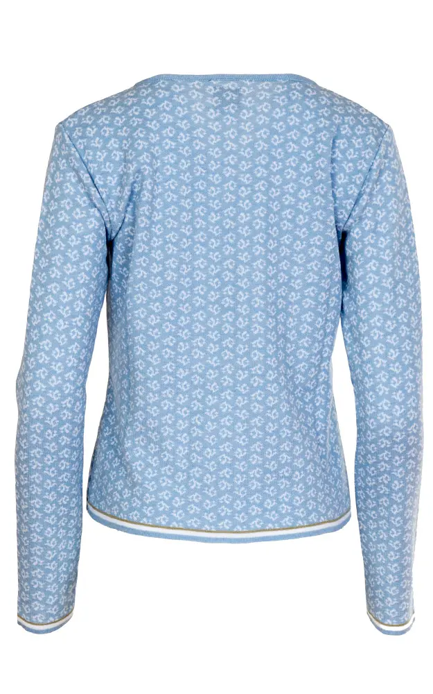 Strickjacke Kärnten, hellblau