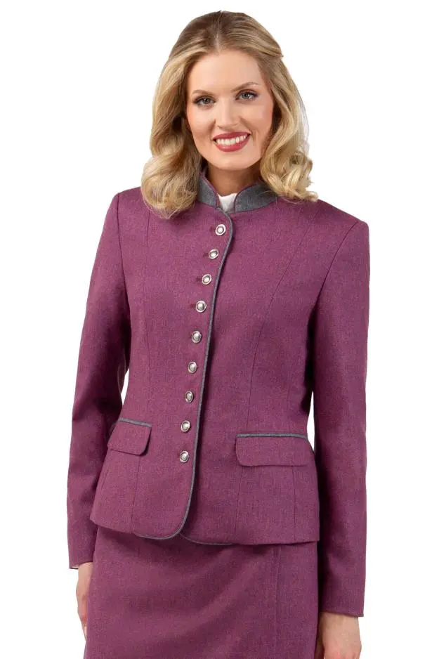 Jacke Maria, brombeer