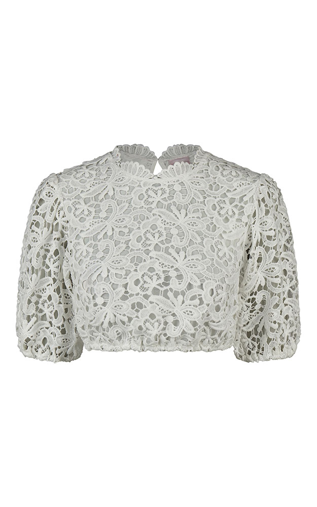 Dirndlbluse Kathalin, weiß