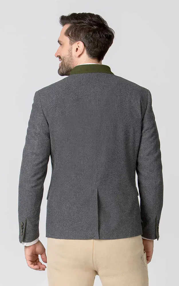 Janker Luciano, anthrazit/grün