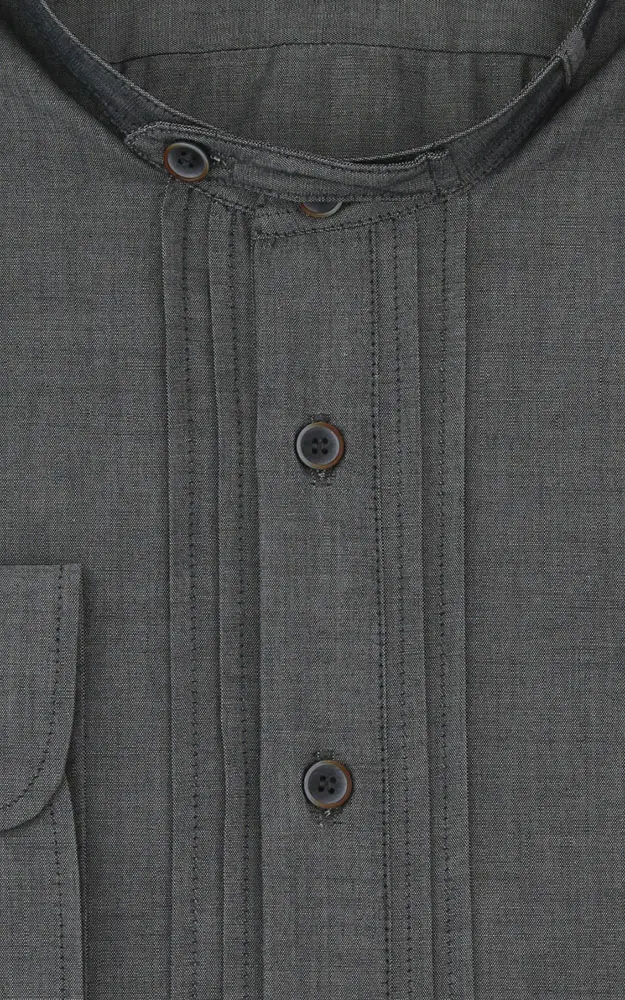 Hemd 241 1118, mittelgrau - Slim fit