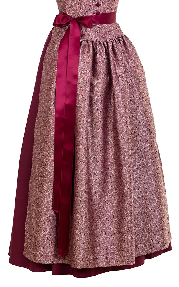 Schürze Griessee, weinrot