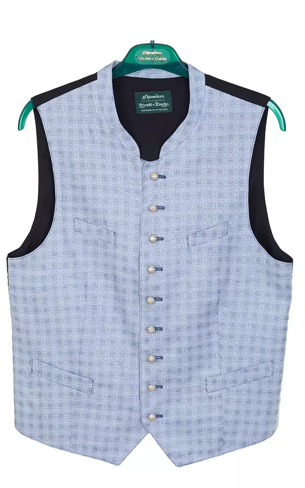 Weste Ansbach 1, hellblau - Stretch