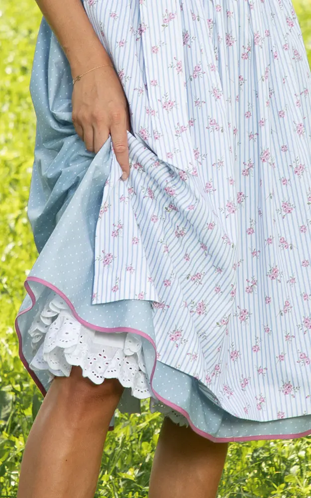 Blusendirndl Zillertal, mit Schürze