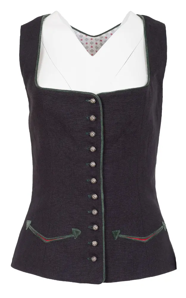 Mieder Clara, schwarz