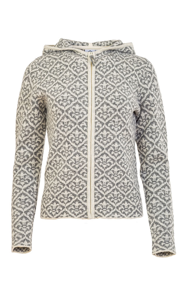 Strickjacke Zermatt, grau