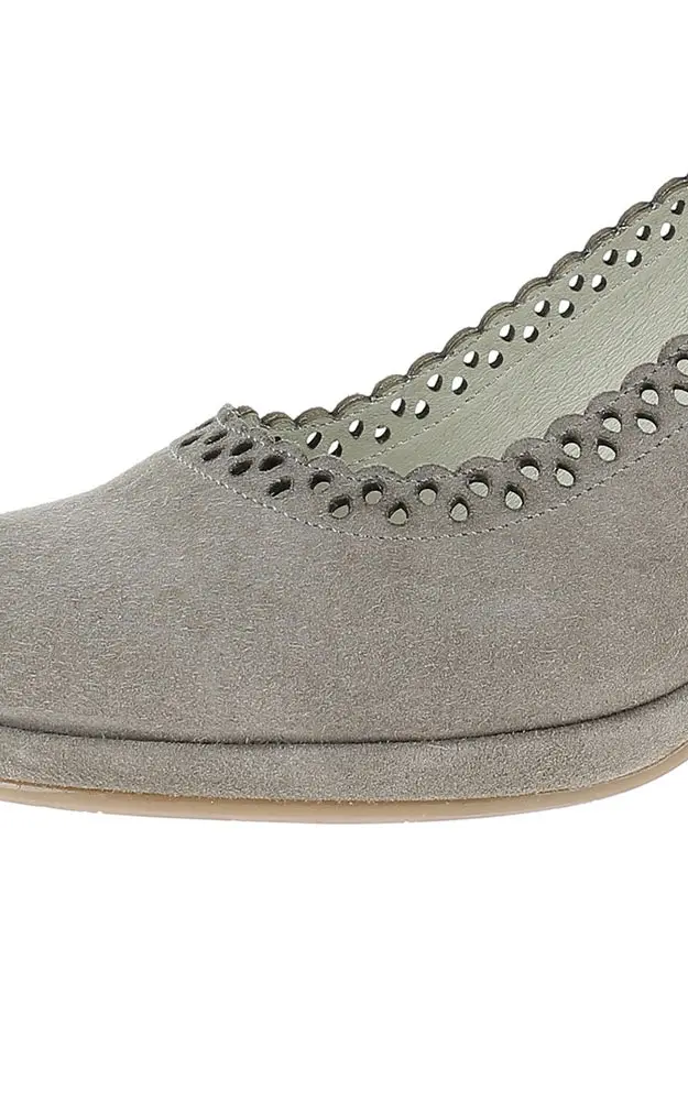 Velours-Schuhe 3004529, taupe