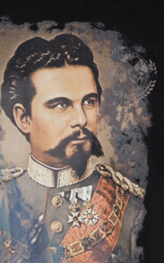 T-Shirt Wiggerl, schwarz