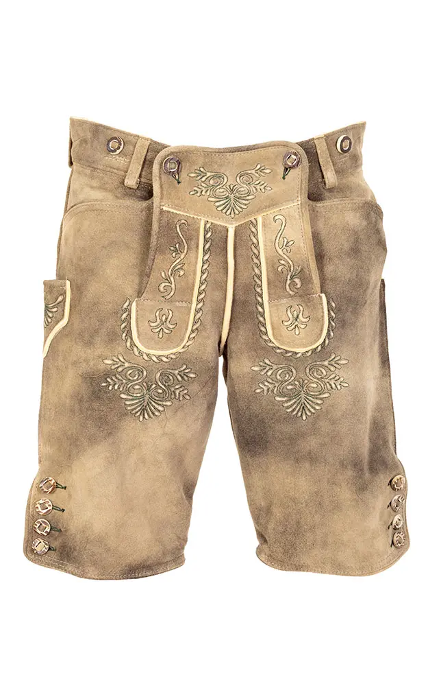 Lederhose Otto ohne Träger, inka