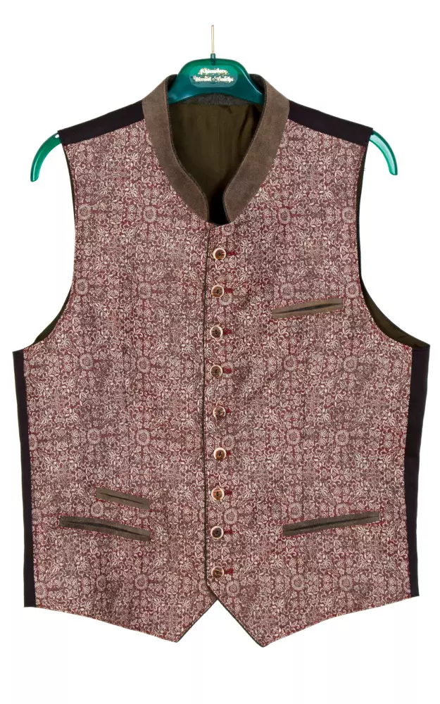 Weste Bürs 9254 8953 37, weinrot