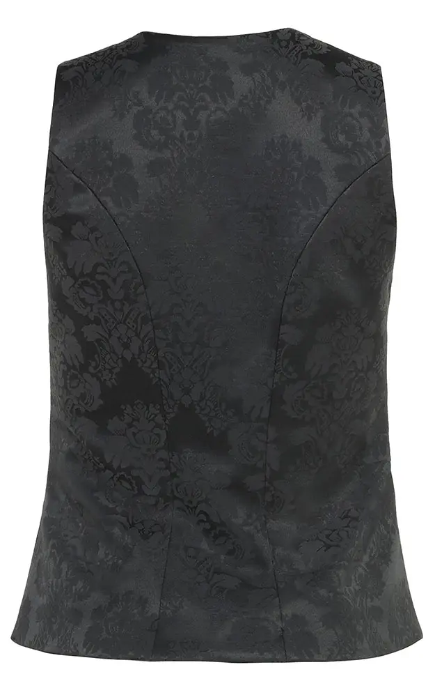 Mieder Jacquard, anthrazit