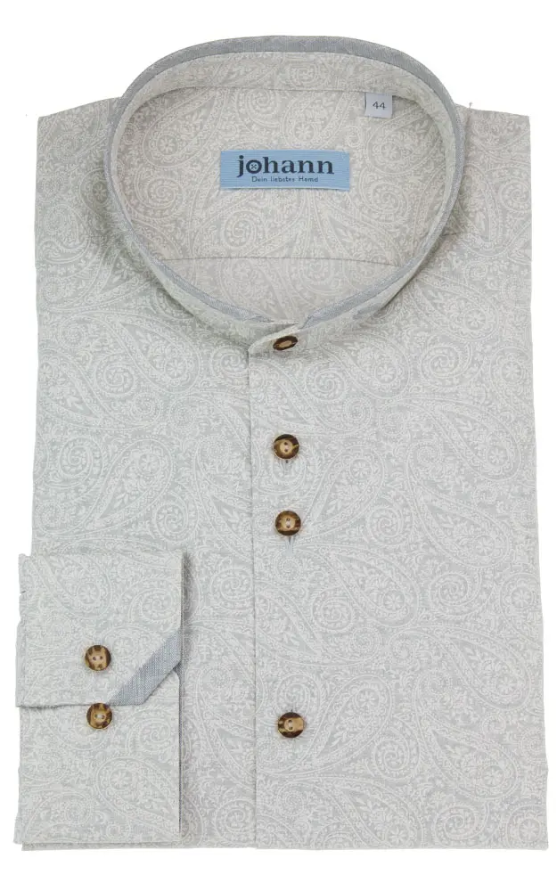 Hemd 3004 11107, grau - Slim fit