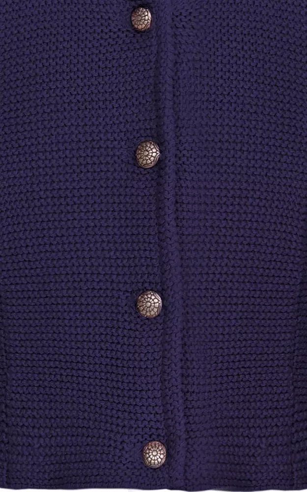 Kinder-Strickjacke, dunkelblau