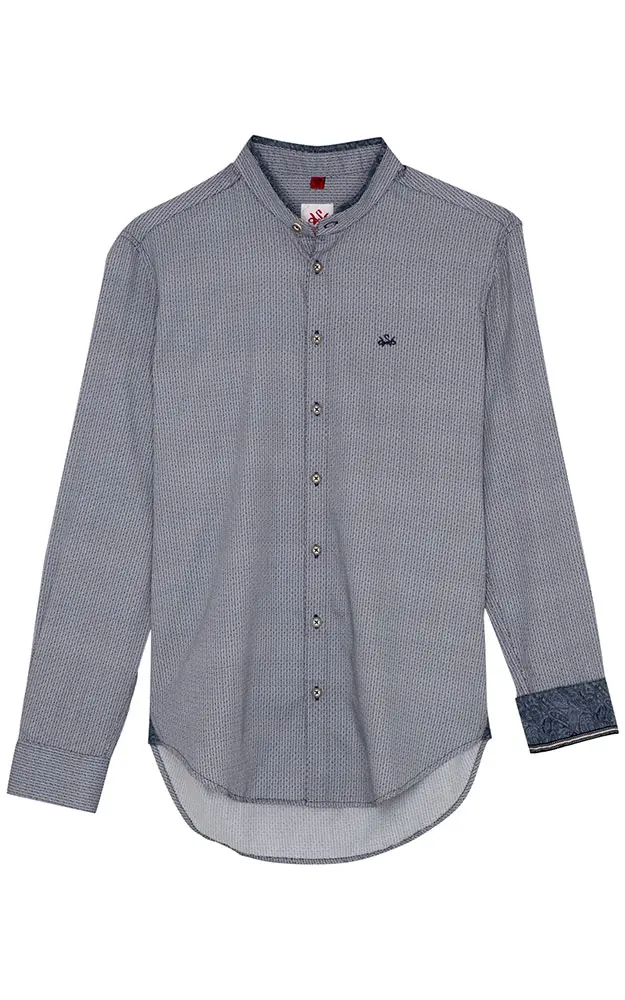 Hemd Dorian, dunkelblau - Slim fit