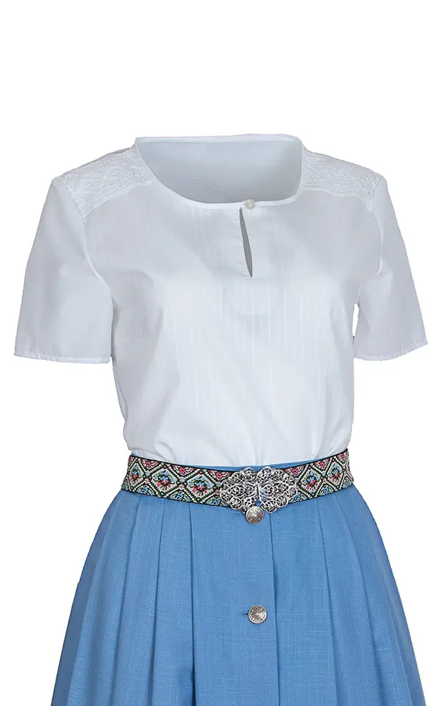Trachtenbluse Kerstin, weiß