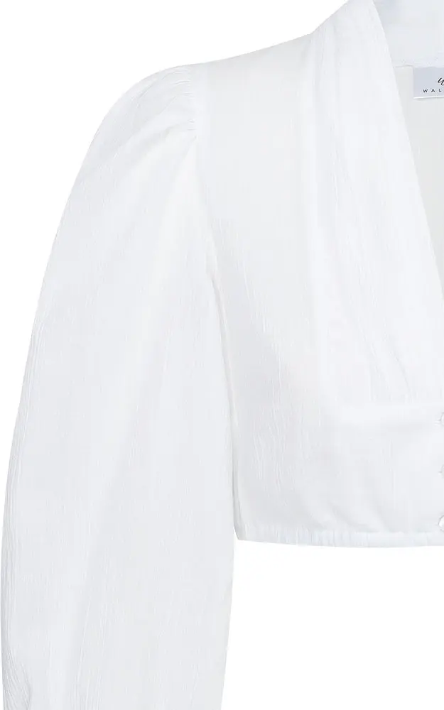 Dirndlbluse 52103, weiß