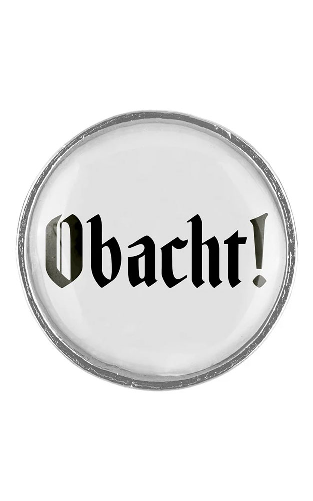 Ansteck-Pin Klassik - Obacht!