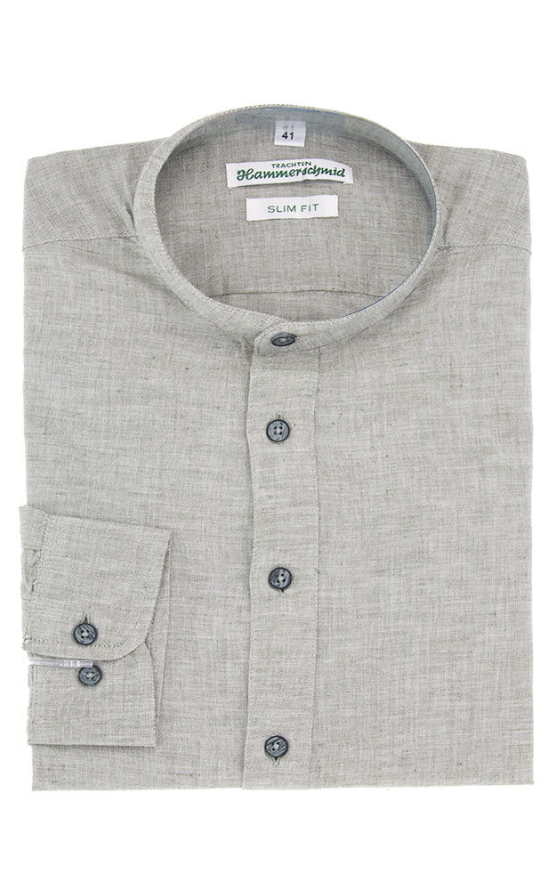 Hemd 1111, schilf SK - Slim fit