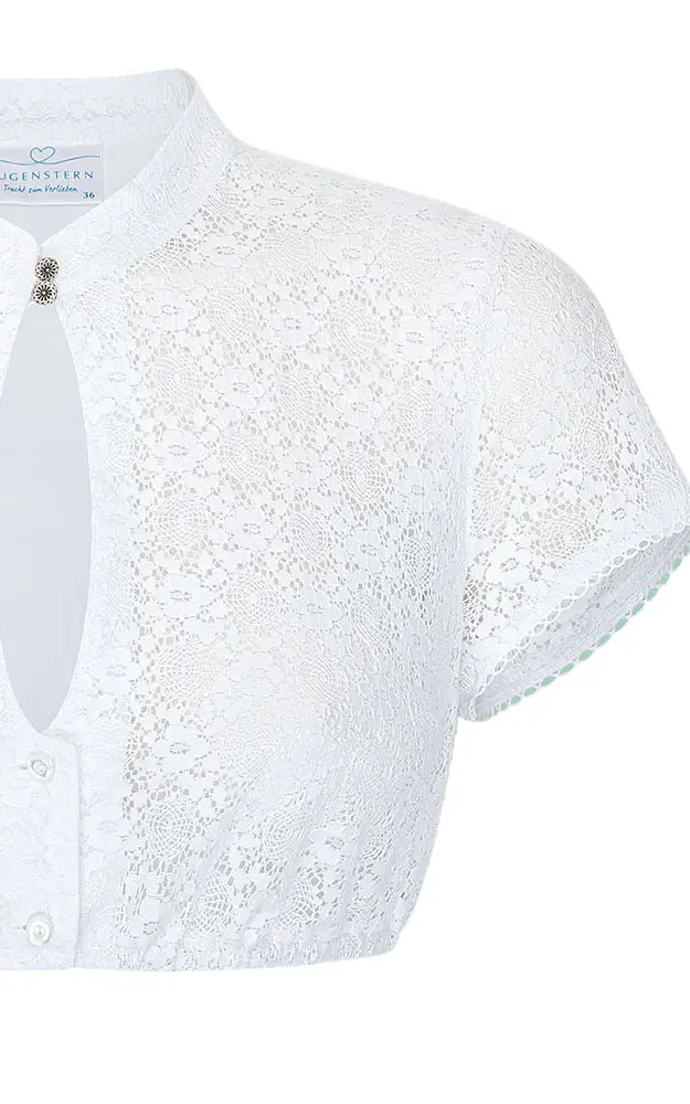 Dirndlbluse 01 0430JSL, weiß