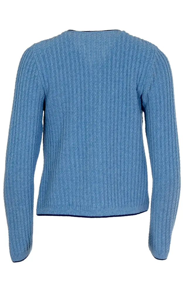 Strickjacke Wanesse, jeansblau