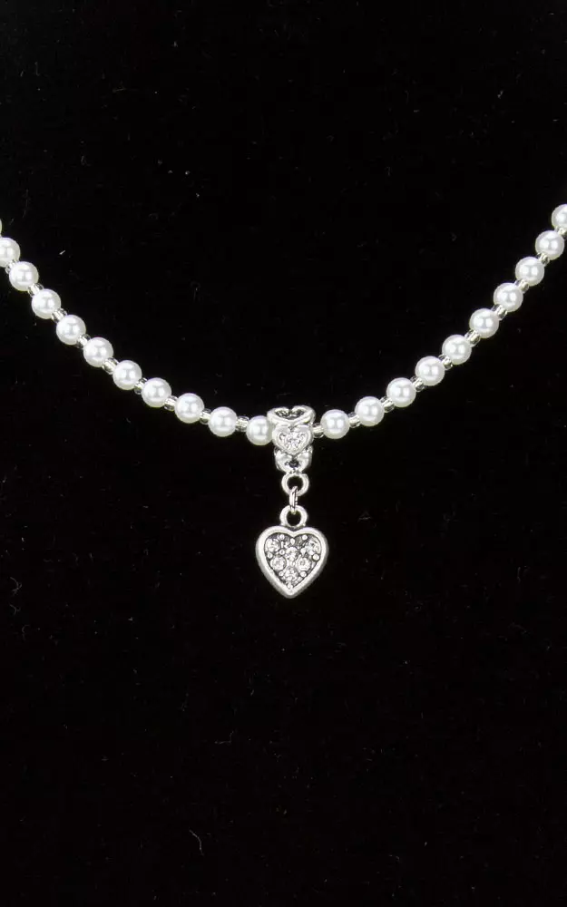 Kinderkette 51335, Perle weiß