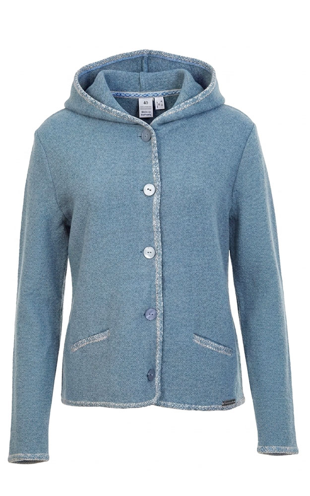Walkjacke Weis, blau
