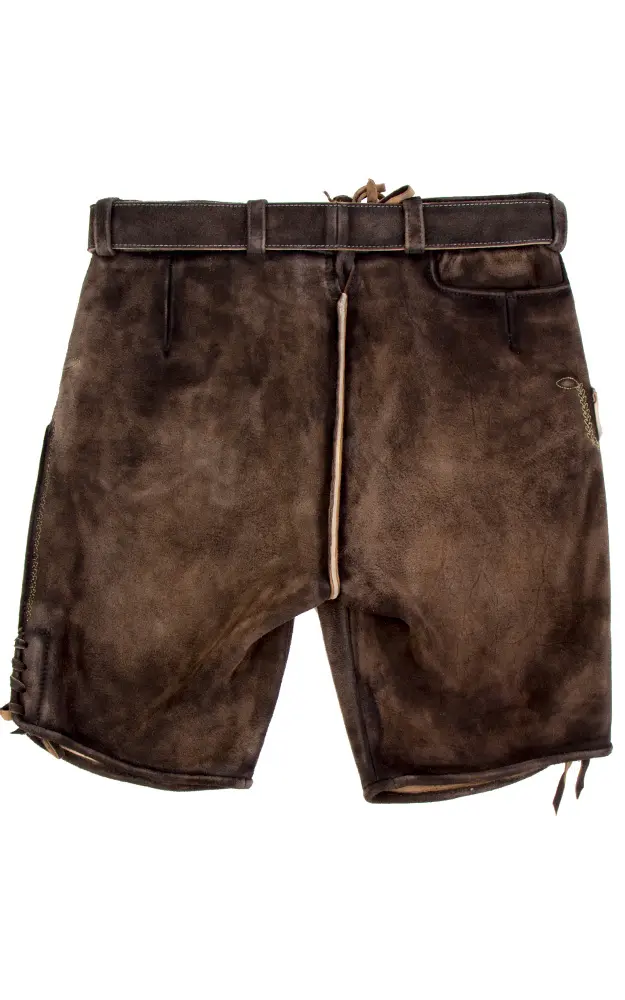 Lederhose Landsham, schwarzbraun