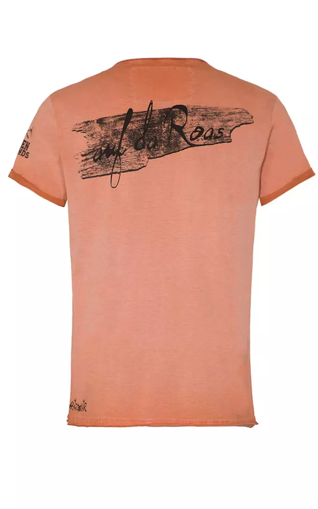 T-Shirt Alpenbiker, orange